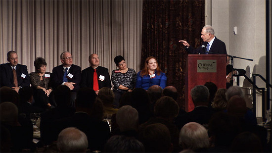 2010 Arkansas Preservation Awards - David Pryor addressing the award winners © Pryor Center for Arkansas Oral and Visual History, University of Arkansas