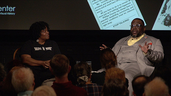 Pryor Center Presents "We Who Believe in Freedom - The Black Politics of Elaine, Arkansas" with Mayor Lisa Gilbert and Dr. Najja K. Baptist © Pryor Center for Arkansas Oral and Visual History, University of Arkansas