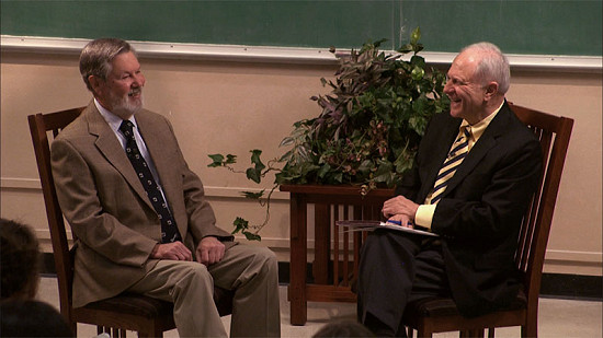 2007 Ernie Deane Award - Roy Reed and Senator David Pryor © Pryor Center for Arkansas Oral and Visual History, University of Arkansas