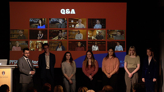 Alessandro Salemme, Ethan Brown, Sarah Wilson, Sydnie Smith, Janna Morse, Ella Scurlock, Miceala Morano © Pryor Center for Arkansas Oral and Visual History, University of Arkansas