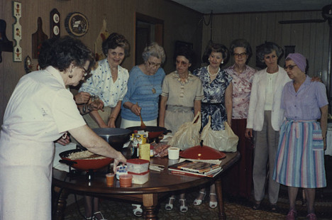 Wok Cooking, Lakeshore Home Demonstration Club, 1985; Garland County Extension Homemaker's Club Records MC1117 © Pryor Center for Arkansas Oral and Visual History, University of Arkansas