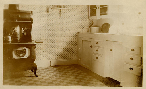 Kitchen after renovation, ca. 1929, from the Kilkare Home Demonstration scrapbook; Blanche Hanks Elliott Papers MC1272 © Pryor Center for Arkansas Oral and Visual History, University of Arkansas