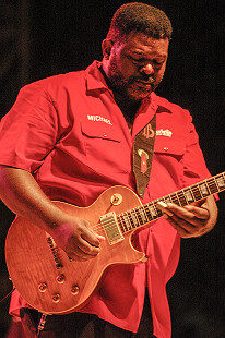 Michael Burks performs at the Arkansas Blues and Heritage Festival; 2006 © Eric Gorder 2006; egorder@gmail.com