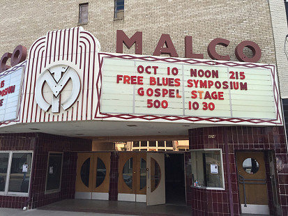 Historic Malco Theater on Cherry Street; Helena, Arkansas, 2015 © Pryor Center for Arkansas Oral and Visual History, University of Arkansas