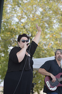 Charlotte Taylor performs at the King Biscuit Blues Festival; 2015 © Eric Gorder 2015; egorder@gmail.com