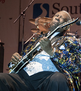 B.B. King performs at the Arkansas Blues and Heritage Festival; 2010 © Eric Gorder 2010; egorder@gmail.com