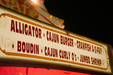 Street vendor sign on Cherry Street at the King Biscuit Blues Festival; Helena, Arkansas, 2016 © Pryor Center for Arkansas Oral and Visual History, University of Arkansas