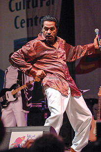 Bobby Rush performs on the main stage at the Arkansas Blues and Heritage Festival; 2005 © Eric Gorder 2005; egorder@gmail.com