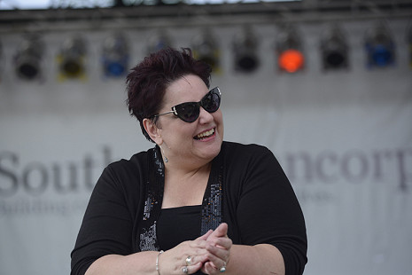 Charlotte Taylor performs at the King Biscuit Blues Festival; 2015 © Eric Gorder 2015; egorder@gmail.com