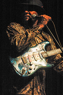 James “Super Chikan” Johnson performs at the Arkansas Blues and Heritage Festival; 2006 © Eric Gorder 2006; egorder@gmail.com