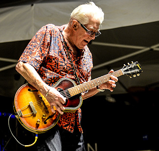 John Mayall performs at the King Biscuit Blues Festival; 2016 © Eric Gorder 2017; egorder@gmail.com