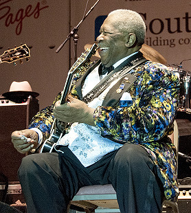 B.B. King performs at the Arkansas Blues and Heritage Festival; 2010 © Eric Gorder 2010; egorder@gmail.com