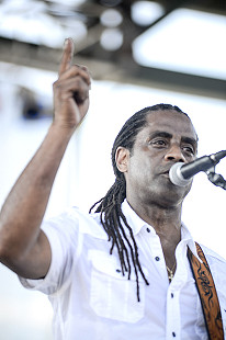 6Kenny Neal onstage at the King Biscuit Blues Festival; 2017 © Eric Gorder 2017; egorder@gmail.com