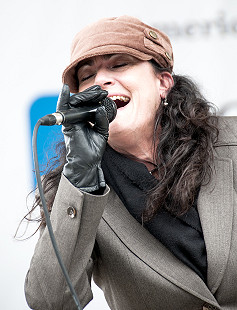 Reba Russell performs on the main stage at the Arkansas Blues and Heritage Festival; 2009 © Eric Gorder 2009; egorder@gmail.com