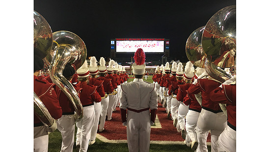 Ready to begin the Pregame Show © Photo courtesy of Chris Knighten