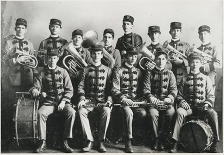 Arkansas Cadet Band, <i>Cardinal Yearbook</i>, 1899 © Photo courtesy of Razorback Marching Band