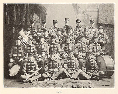 Arkansas ROTC Band, <i>Cardinal Yearbook</i>, 1900 © Photo courtesy of Razorback Marching Band