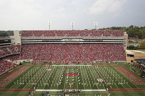 Full field coverage by the Razorback Band © Copyright RBAA Films