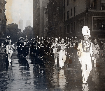 Razorback Band in New York City, 1954 © Photo courtesy of Special Collections, University of Arkansas Libraries, Fayetteville